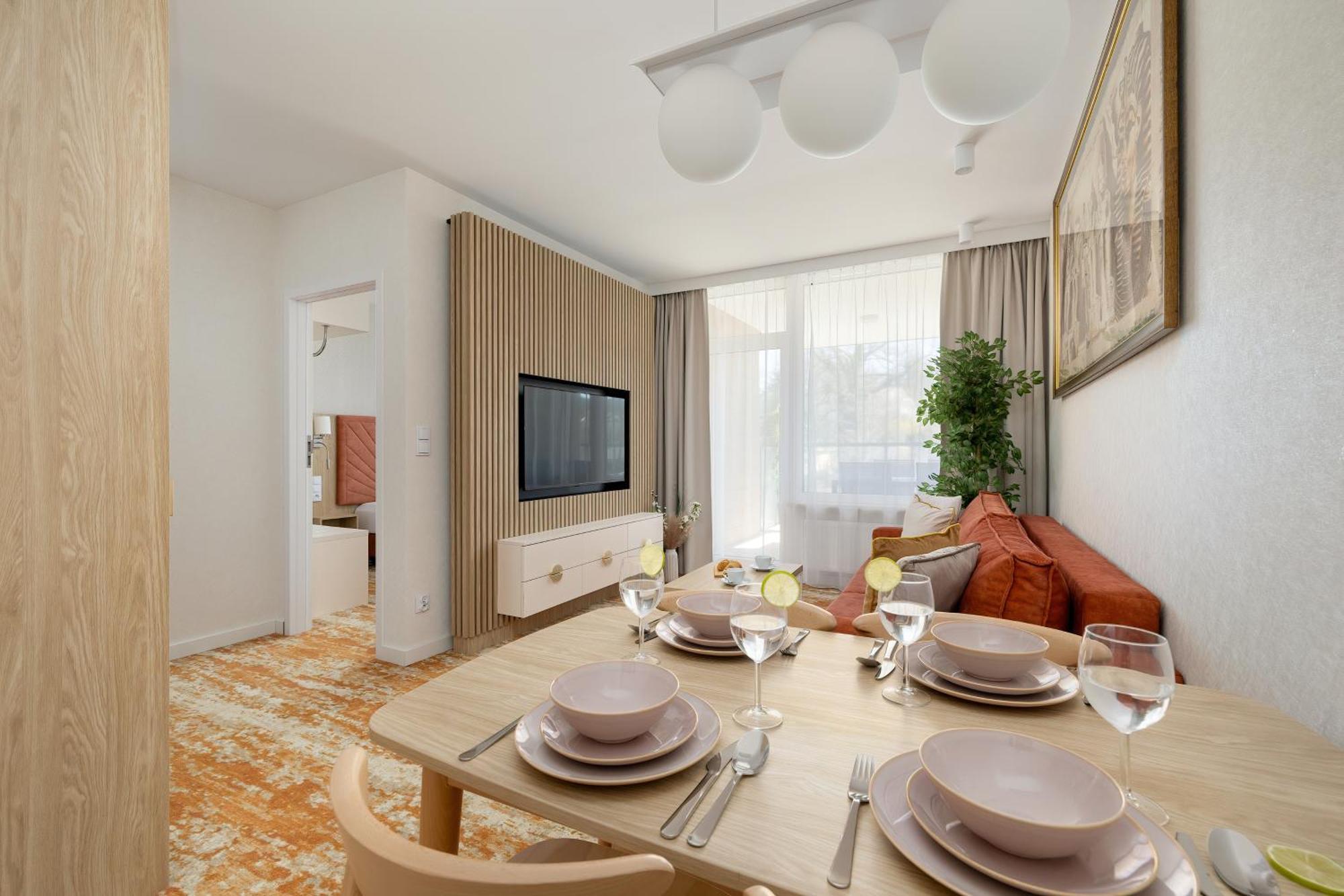 Sun & Beach Apartments Bel Mare With Parking By Noclegi Renters 미엥지즈드로예 외부 사진